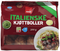 Coop Italiensk Kjøttboller 360g