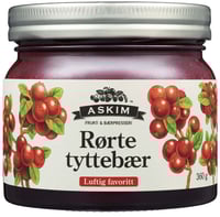 Tyttebær Rørte 360g Askim