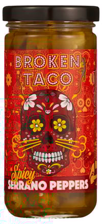 Serrano Spicy 226g Broken Taco
