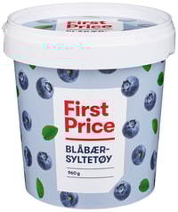 Blåbærsyltetøy 960g First Price