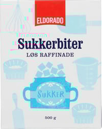 Sukkerbiter Raffinade Løs 500g Eldorado