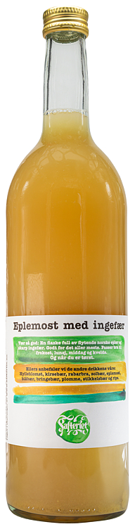 Eplemost med Ingefær 0.74l Safteriet