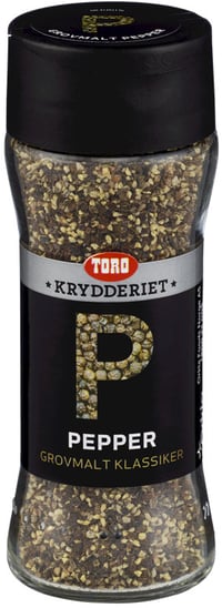 Pepper Sort Grovmalt 68g TORO