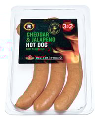 Cheddar & Jalapeno Hot Dog 240g