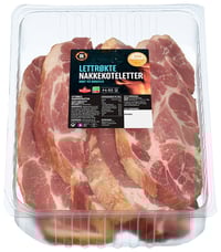 Lettrøkte Nakkekoteletter Ca 800g