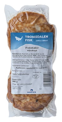 Fiskekaker Håndlagd 360g
