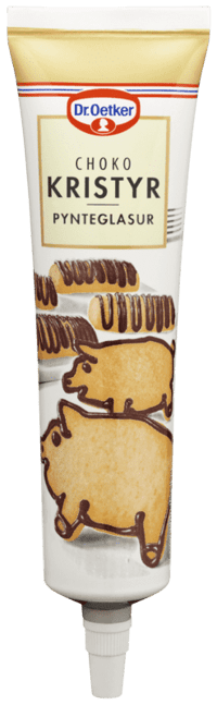 Dr. Oetker Pynteglasur med Sjokolade 50g