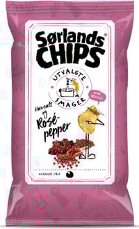 Sørlandschips Havsalt&Rosepepper 100g