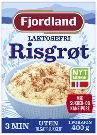 Risgrøt Laktosefri 400g Fjordland