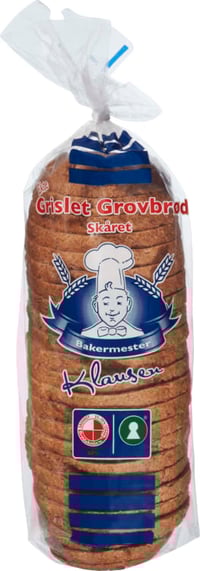 Grovbrød Grislet Skåret 750g Klausen