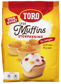 Toro Lyse Muffins Storpakning 520g