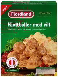 Kjøttboller med Vilt 515g Fjordland