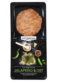 Lakseburger m/Jalapeno&Ost 260g Eatsalmon