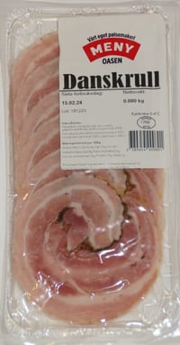 Danskrull Ca150g Meny Oasen