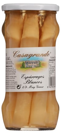 Asparges Hvit 540g Casagrande