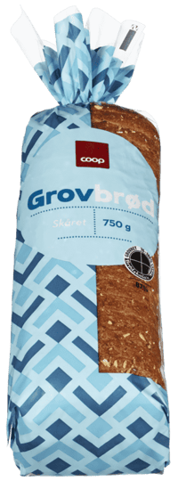 Coop Skåret Grovt Brød 750g