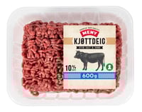 Kjøttdeig Storfe Magrere 10% 600g Meny