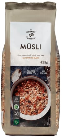Muslimiks m/Bær Gl.Fri Økol 425g Dgv
