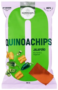 Quinoachips Jalapeno 90g Gårdschips