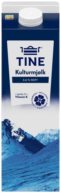 Kulturmelk 1000g Tine