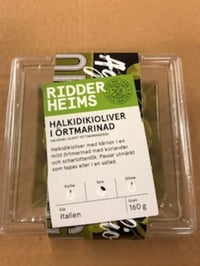 Halkidikioliven Urtemarinade 160g Ridderheims