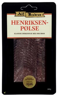 Henriksenpølse 100g Bredrup