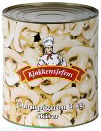 Champignon Skiver 2,84kg Kjøkkensjefens