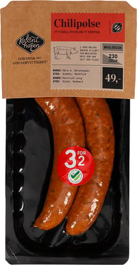 Ungarsk Pølse 230g Økologisk Kolonihagen