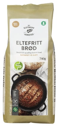Brødmiks glutenfri Eltefritt 740g Økol Dgv
