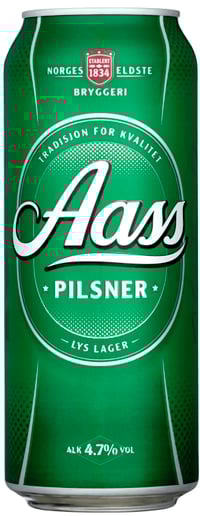 Aass Pilsner 0,5l boks