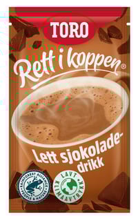 Sjokoladedrikk Lett 10x14g Rett i Koppen