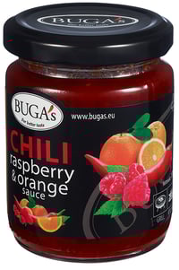 Buga's Chilli Raspberry Orange Sauce 170g