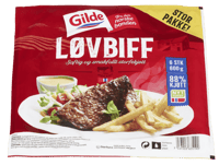 Gilde Løvbiff 6x100g