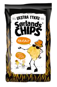 Sørlandschips Sommer Havsalt 180g