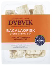 Bacalaofisk u/Skinn&Ben 400g Dybvik
