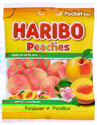 Peaches 80g Haribo
