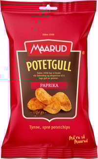 Potetgull Paprika 40g Maarud