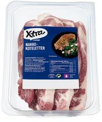 X-tra Nakkekoteletter Ca 800g Vv