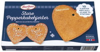 Pepperkakehjerter Store 10stk 400g Berthas