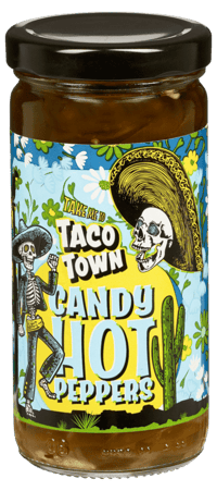 Taco Town Candy Hot Peppers 226g