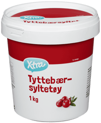 X-tra Tyttebærsyltetøy 1kg