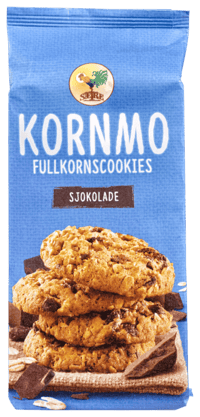Kornmo Fullkornscookie Sjokolade 200g