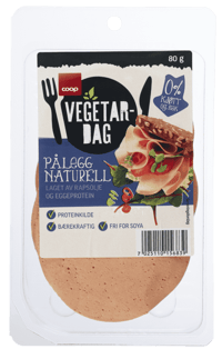 Coop Vegetardag Pålegg Naturell 80g
