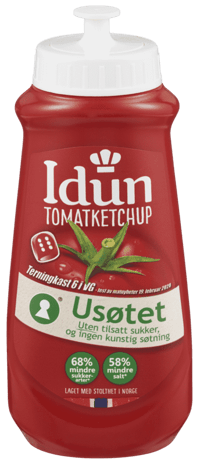 Idun Usøtet Tomatketchup 510g