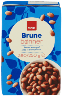 Coop Brune Bønner 380g