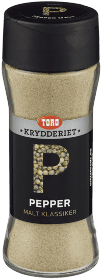 Toro Krydderiet Pepper sort malt 69g