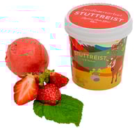 Jordbærsorbet Stuttreist 500ml Beger