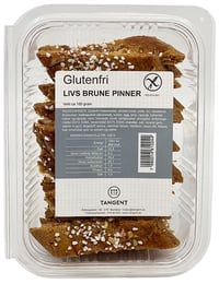 Glutenfri Livs Brune Pinner 150g Tangent