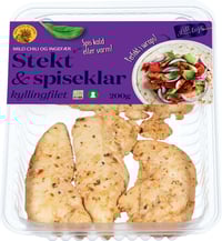 Kyllingfilet Stekt Og Spiseklar Chili Og Ingefær 200 g