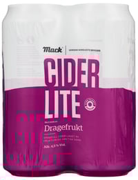 Mack Cider Lite Dragefrukt 0,5lx4 boks